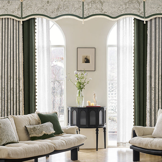 The spring field captures the green Curtain:a perfect blend of elegance and functionality designed for the modern home-海智集-