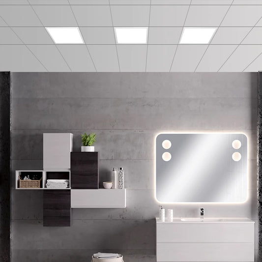 Customized LED Panel Light – Ultra Bright Square Frame Light for Versatile Applications, Power Adjustable Surface Switch, 670x670x9mm, Available in 25w/28w/30w/34w/36w Options-海智集-