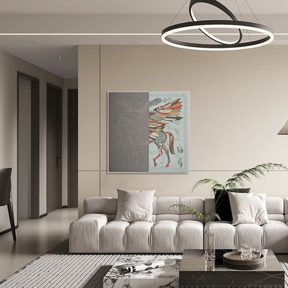 Decorative Art-Tianma Treading Clouds-海智集-