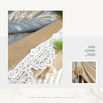 Nature Praise Curtains: Elegant and simple patterns inspired by decorative arts-海智集-