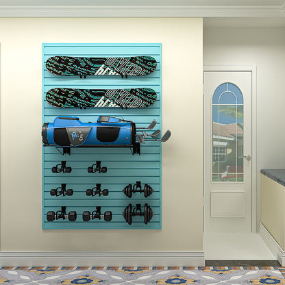 Garage Tool Wall Storage Shelf Interior Living Room Custom Waterproof Wpc Slat Wall Panels