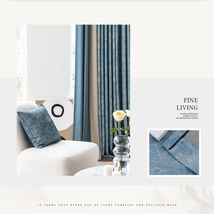 Aurora Curtains: The precise jacquard technology creates a 3D pattern effect-海智集-