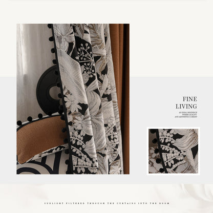 The flamboyant layered color curtain: A design element with a mid-ancient style, it is retro and low-key yet retains a modern feel-海智集-