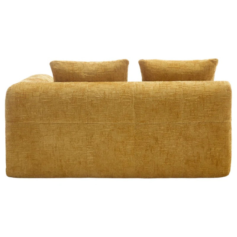 UNITED WE WIN Chenille Loveseat Sofa,Minimalist Modular Couches Sleeper for Living Room Bedroom Apartment Lounge-海智集-Default-