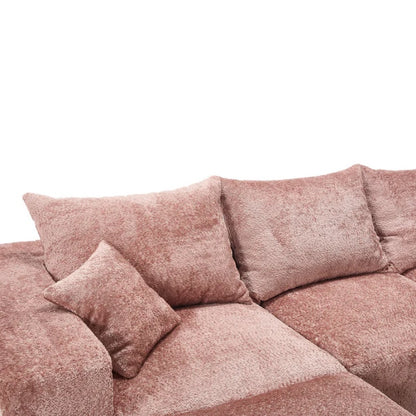UNITED WE WIN Stylish fabric, excellent touch, L-shaped design, intimate comfort, large seated depth, free stretch, random combination, flexible, full compression, no installation of the sofa-海智集-Default-