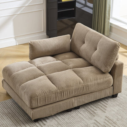 UNITED WE WIN Sleeper Sofa Couch Bed,Oversized Chaise Lounge Chair Cozy Cloud Couch-海智集-Default-