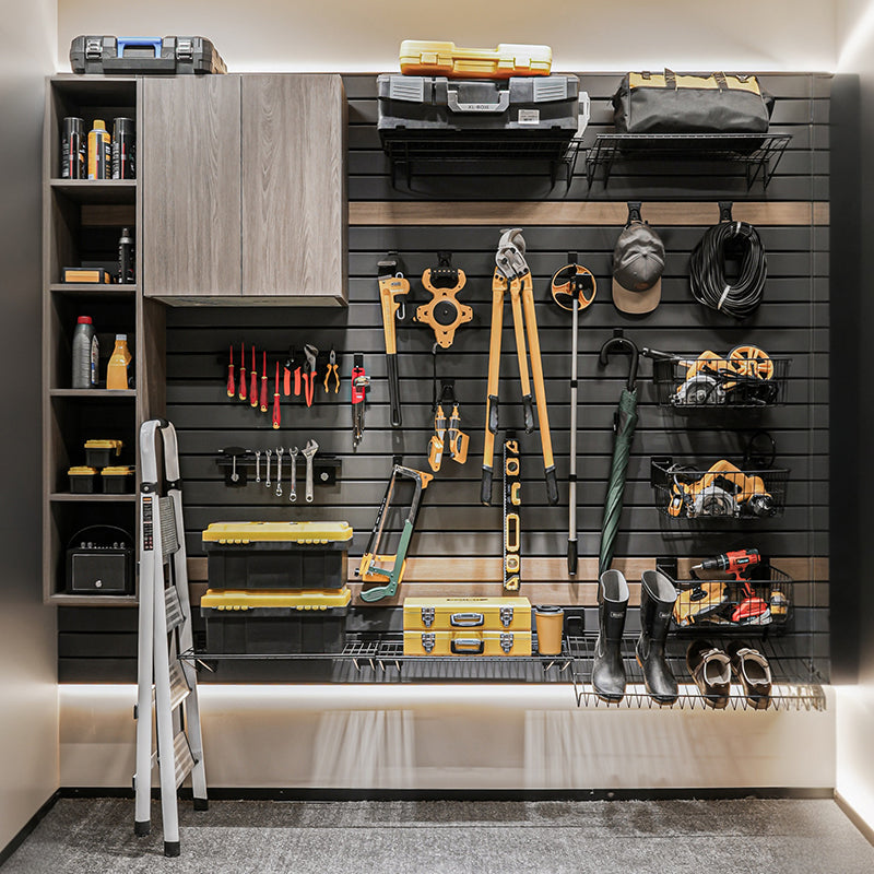 Heavy-duty channel board hook display stand with upgraded locking mechanism, reinforced universal board hooks and supermarket/garage hook system-海智集-
