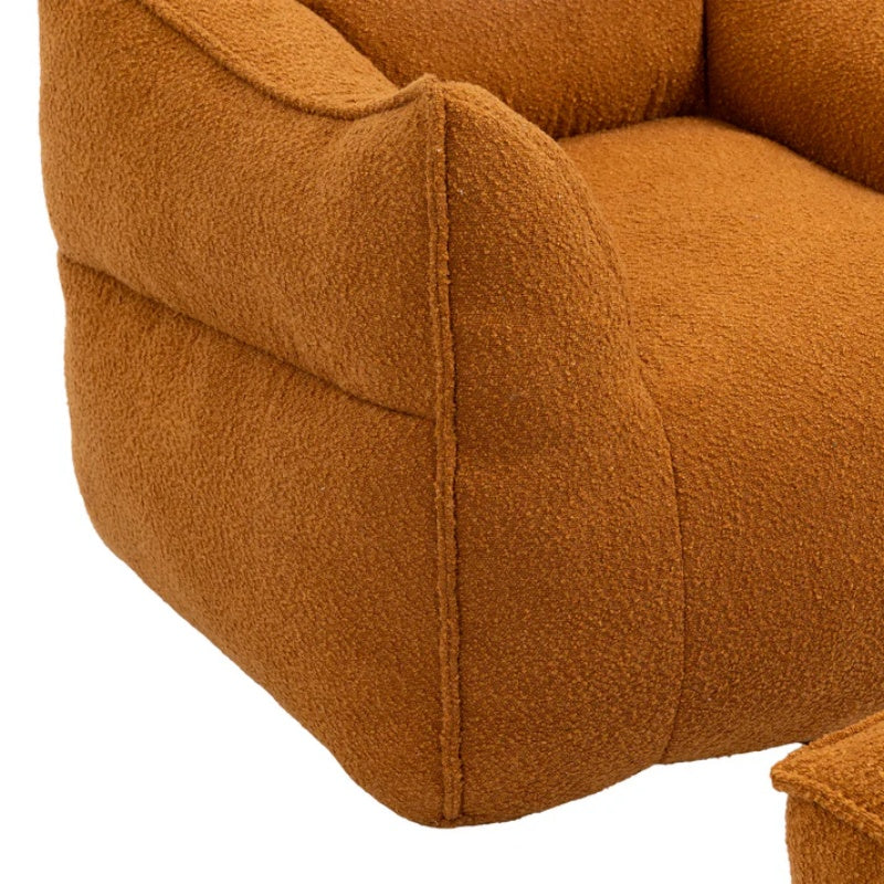 COOLMORE Bean Bag Chair Lazy Sofa/Footstool Durable Comfort Lounger High Back Bean Bag Chair Couch for Adults and Kids, Indoor & Outdoor-海智集-Default-