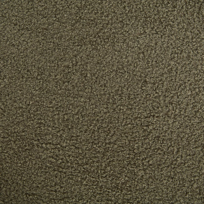 COOLMORE Contemporary Designed Velvet Upholstered Accent/Dining Chair in Olive Teddy Fabric with Armrests-海智集-Default-