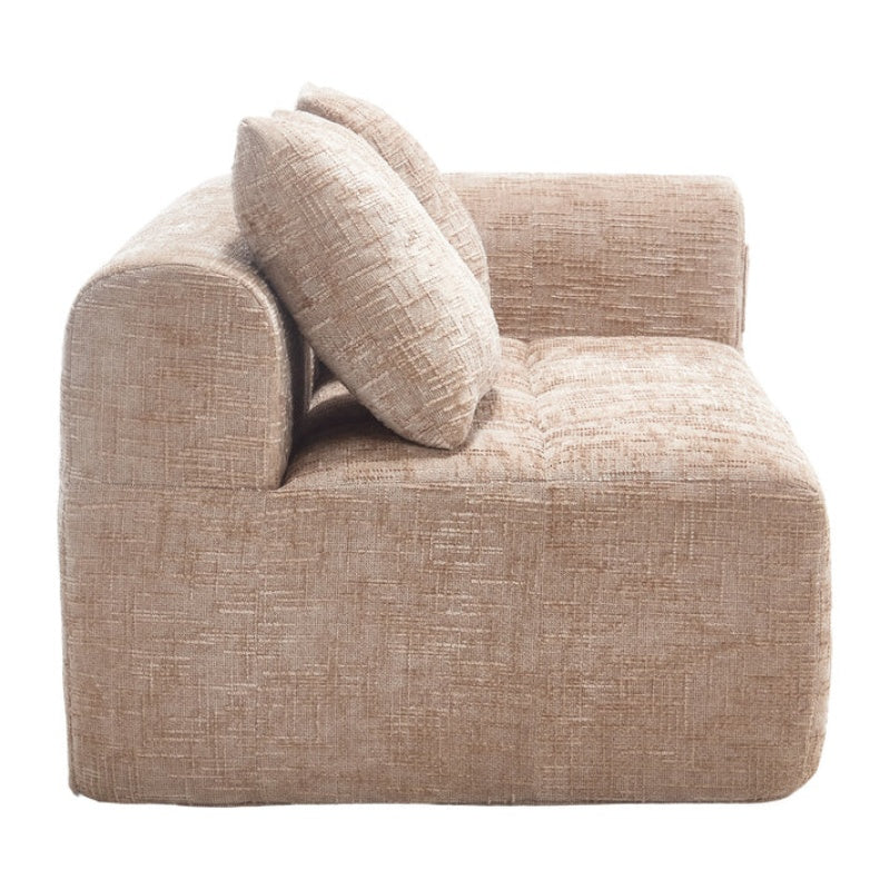 UNITED WE WIN Chenille Loveseat Sofa,Minimalist Modular Couches Sleeper for Living Room Bedroom Apartment Lounge-海智集-Default-