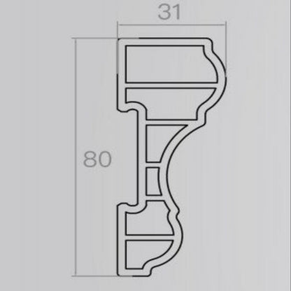 24/5000 Fapeng Bamboo and Wood Trim Line 80: A minimalist and elegant decoration material highlighting the shape-海智集-