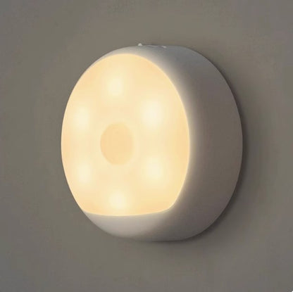 Smart charging automatic sensing night light, bedroom light-controlled corridor sleep plug-in bedside lamp-海智集-