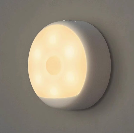 Smart charging automatic sensing night light, bedroom light-controlled corridor sleep plug-in bedside lamp-海智集-