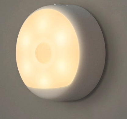 Smart charging automatic sensing night light, bedroom light-controlled corridor sleep plug-in bedside lamp-海智集-