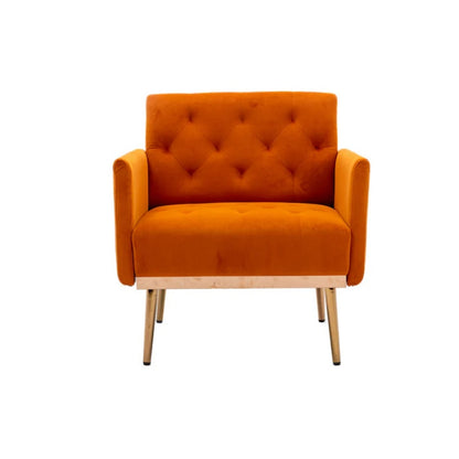 COOLMORE Accent Chair ,leisure single sofa with Rose Golden feet-海智集-Default-