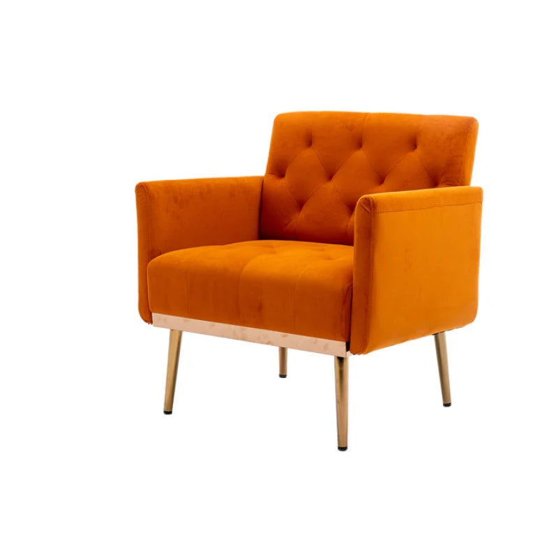 COOLMORE Accent Chair ,leisure single sofa with Rose Golden feet-海智集-Default-