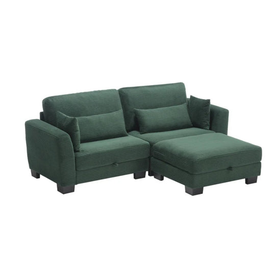 UNITED Modular Sectional Sofa L Shaped Modular Couch with Reversible Chaise Modular Sofa Sectional Couch with Storage Seats-海智集-Default-
