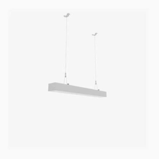 Hanging wire long strip office light, gym meeting room, commercial engineering square tube led aluminum alloy ceiling light-海智集-