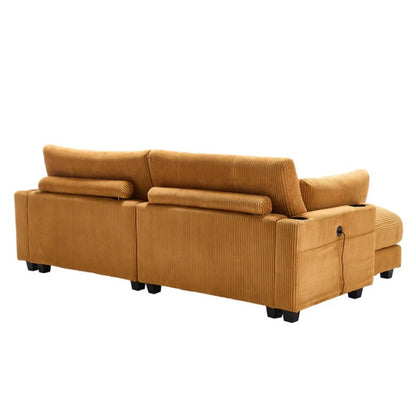 UNITED WE WIN Sleeper Sofa Couch Bed,Oversized Chaise Lounge Chair Cozy Cloud Couch-海智集-Default-
