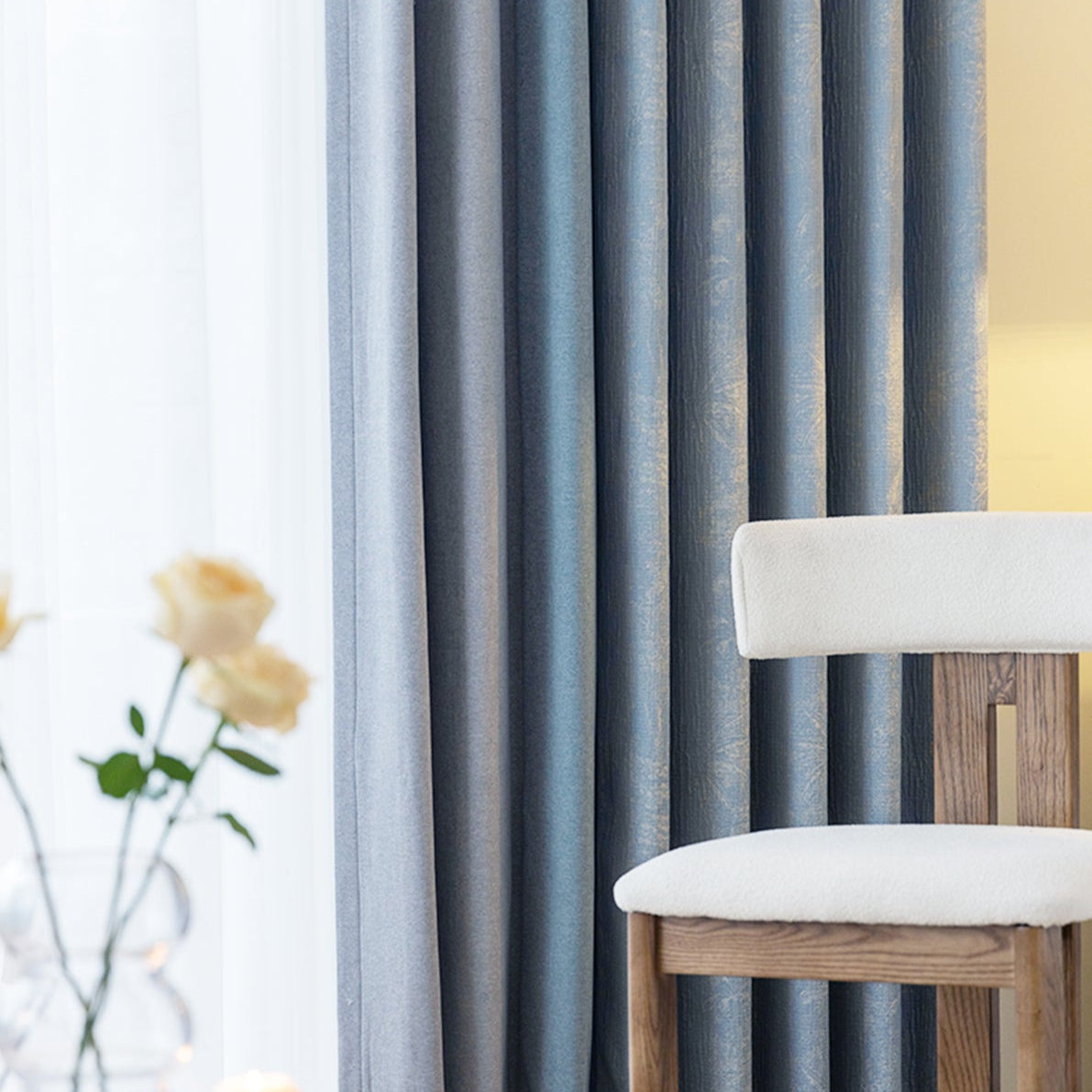 Hilta curtains: The Chenille suede texture is skin-friendly and comfortable-海智集-