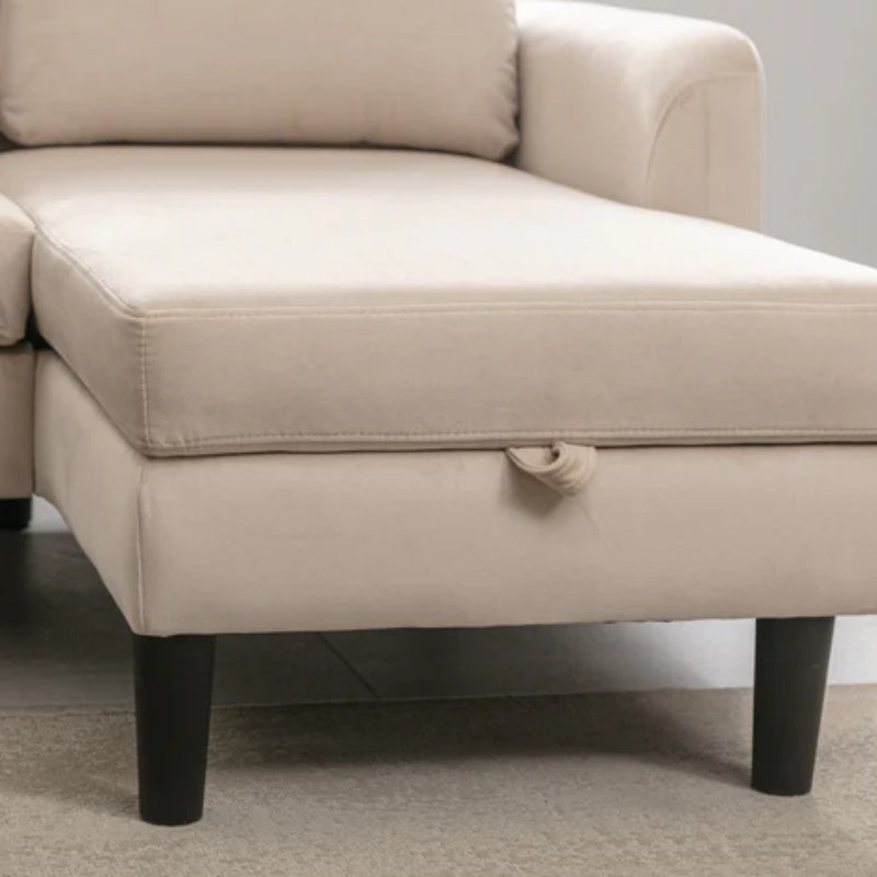 UNITED WE WIN Sectional Sofa Reversible Sectional Sleeper Sectional Sofa with Storage Chaise-海智集-Default-