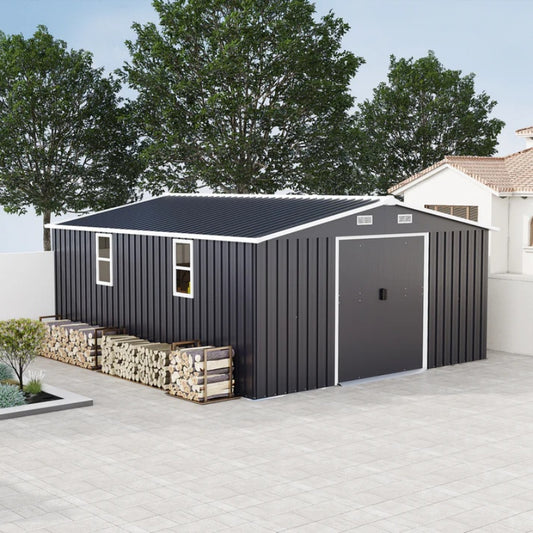 Campcraft 0.25mm color steel plate, surface protective film, Two daylight Windows, A practical and thoughtful gift,two colors can be freely selected storage sheds-海智集-Default-