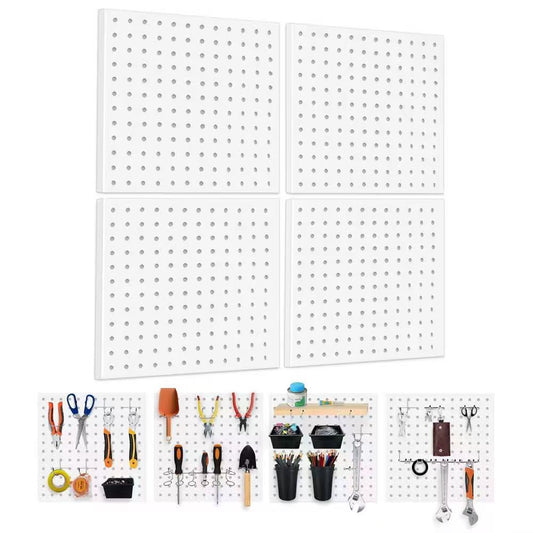 Aluminum Pegboard Panel System - Wall Organizer with|Scratch-Resistant Anodized Finish-海智集-