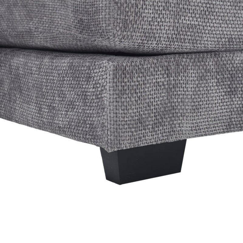 UNITED WE WIN Chenille, high quality sponge filling, solid wood frame, oversized four-seater, U-shaped combination sofa-海智集-Default-