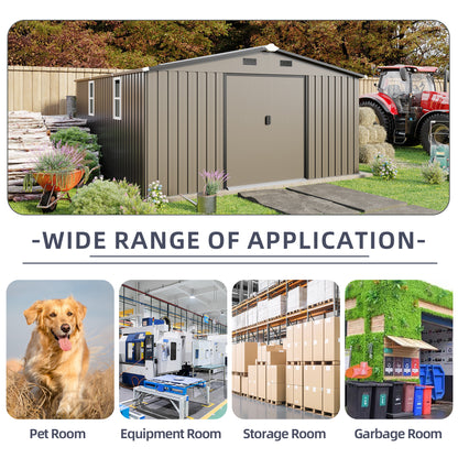 Campcraft 0.25mm color steel plate, surface protective film, Two daylight Windows, A practical and thoughtful gift,two colors can be freely selected storage sheds-海智集-Default-