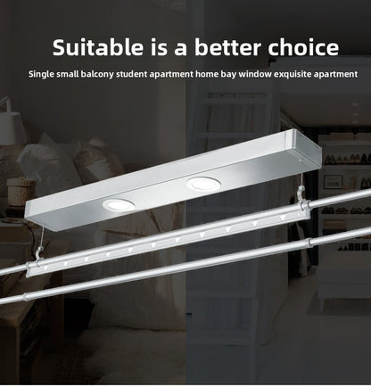 Generation Small Single Rod Intelligent Remote Control Electric Lifting Clothes Dryer Balcony Lifting Clothes Rack-海智集-