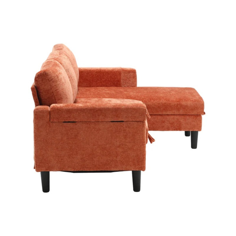 UNITED Sectional Sofa Reversible Sectional Sleeper Sectional Sofa with Storage Chaise-海智集-Default-
