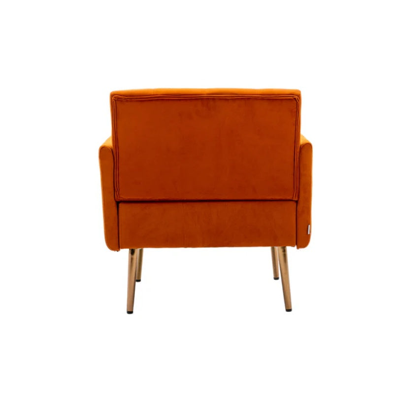 COOLMORE Accent Chair ,leisure single sofa with Rose Golden feet-海智集-Default-