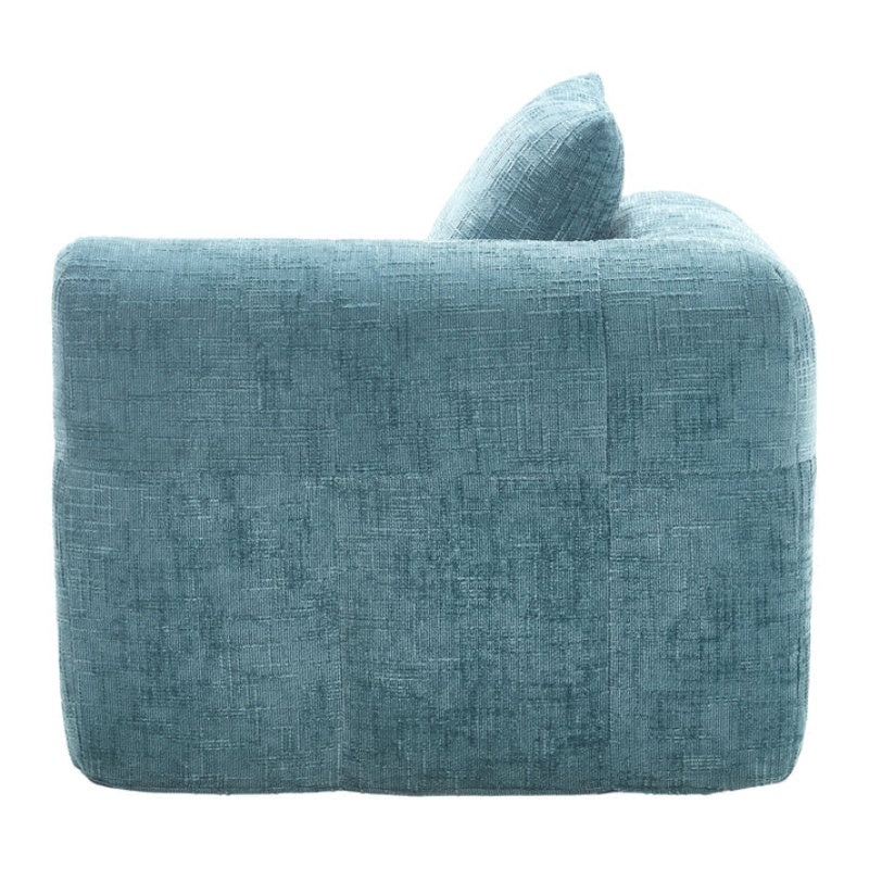 UNITED WE WIN Chenille Loveseat Sofa,Minimalist Modular Couches Sleeper for Living Room Bedroom Apartment Lounge-海智集-Default-