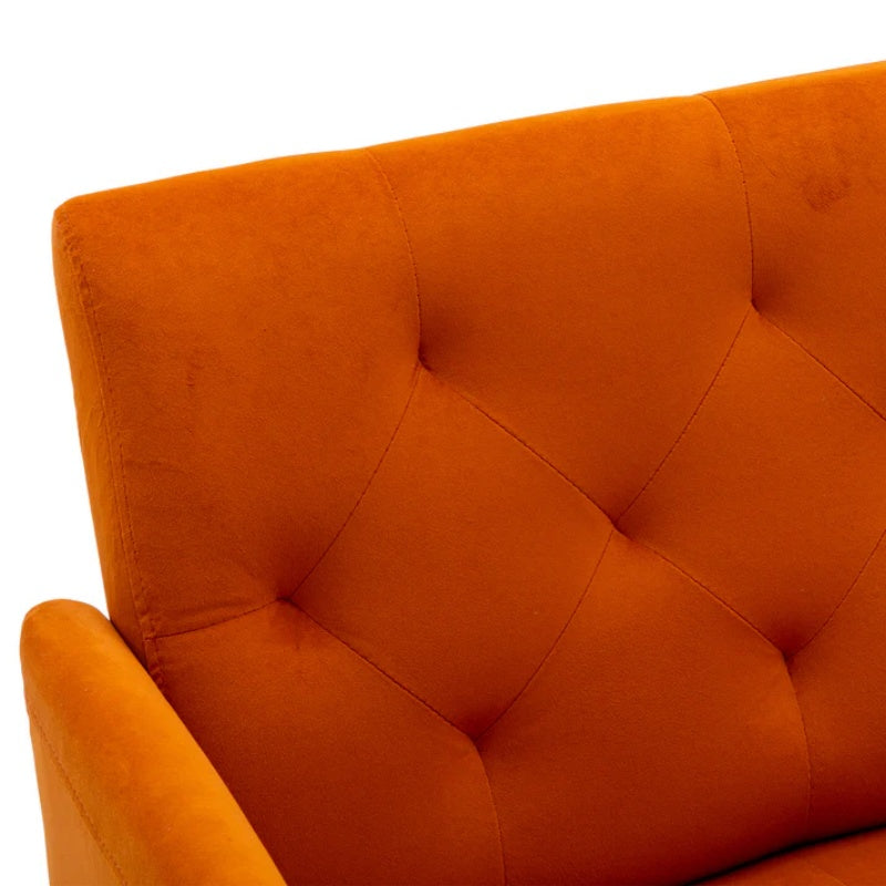 COOLMORE Accent Chair ,leisure single sofa with Rose Golden feet-海智集-Default-
