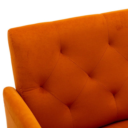 COOLMORE Accent Chair ,leisure single sofa with Rose Golden feet-海智集-Default-