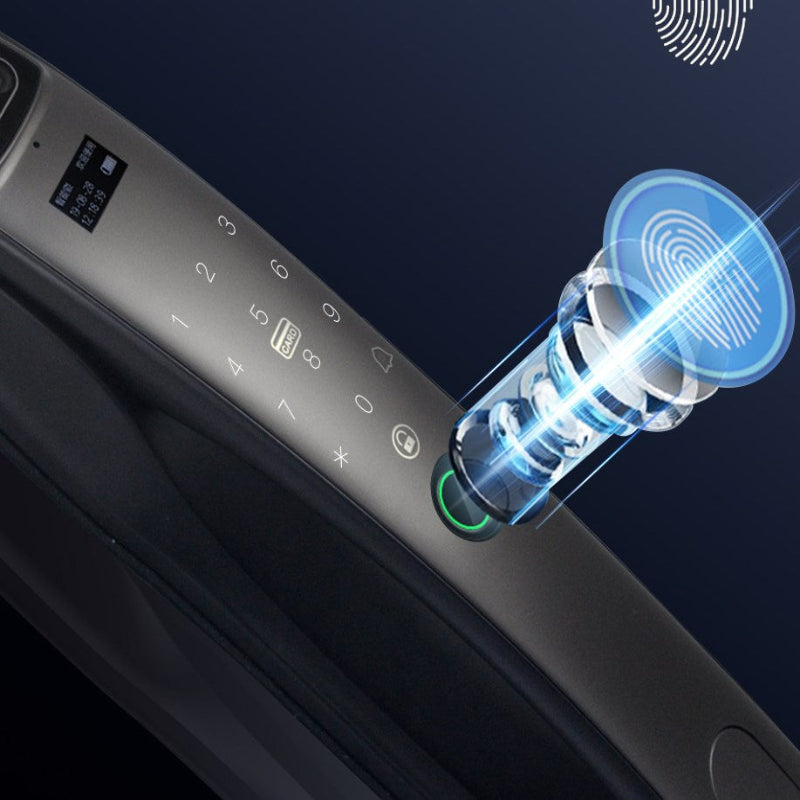 Intelligent visual fingerprint multi-functional door lock-海智集-