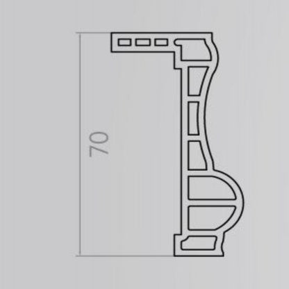 Bamboo and Wood Profile 70 Door and window casing: used for doors and Windows-海智集-