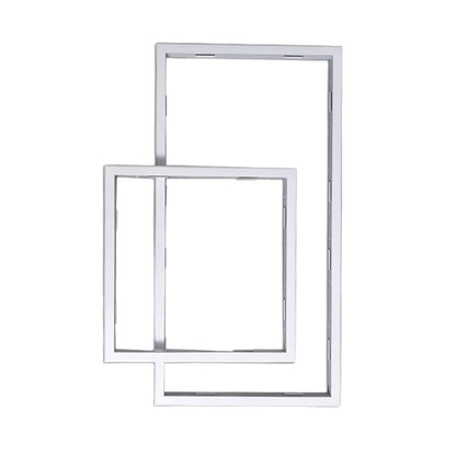 Integrated Ceiling Conversion Frame Panel Light Bathroom Heater Adapter Frame Surface Mounted Concealed Aluminum Alloy Frame 300x300x600-Kitchen & Bathroom-海智集-[Concealed Installation] 300X300 Conversion Frame - White-