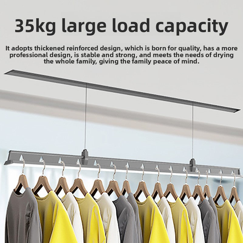 10th Generation True Invisible Maintenance-Free Smart Electric Clothes Rack Remote Control Embedded Hidden Clothes Dryer-海智集-