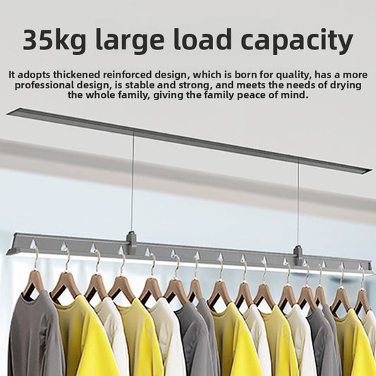 10th Generation True Invisible Maintenance-Free Smart Electric Clothes Rack Remote Control Embedded Hidden Clothes Dryer-海智集-