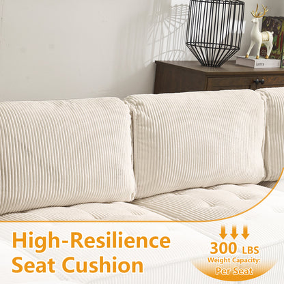 UNITED WE WIN Modular Sectional Sofa U Shaped Modular Couch with Reversible Chaise Modular Sofa Sectional Couch,6- Seat Convertible Sofa,Fit for Living Room-海智集-Default-