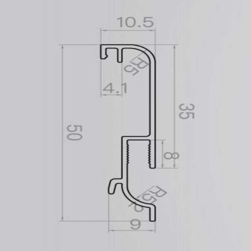 baseboard glowing black baseboard: High-end and elegant-海智集-