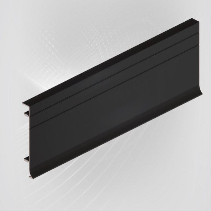 60 aluminum black skirting board: Not easy to deform-海智集-