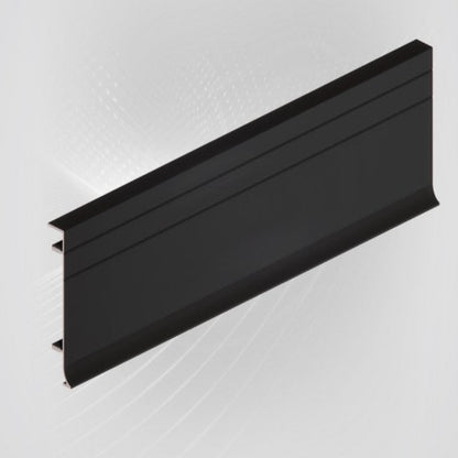 60 aluminum black skirting board: Not easy to deform-海智集-