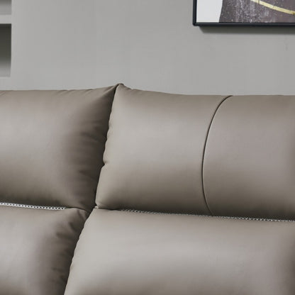 Luo LAN SeriesLeather Sofa, Italian Light Luxury Four-seater G37-海智集-