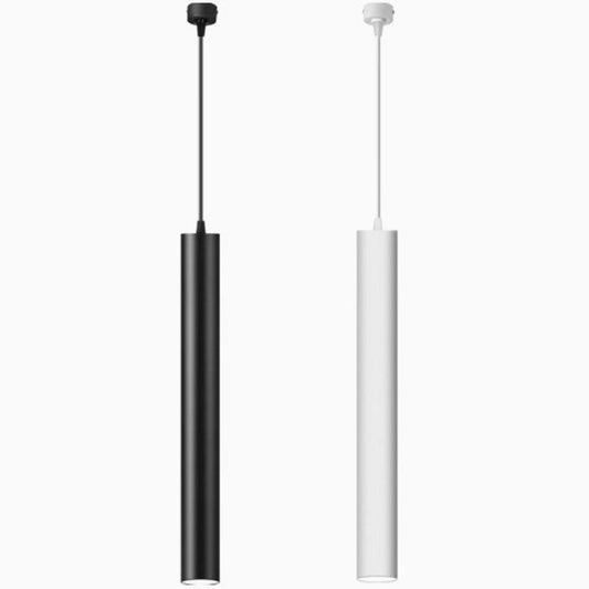 Exposed spotlights, restaurant bar atmosphere small pendant lamps, bedside hanging line lights, ceiling-mounted long cylindrical round downlights without openings-海智集-