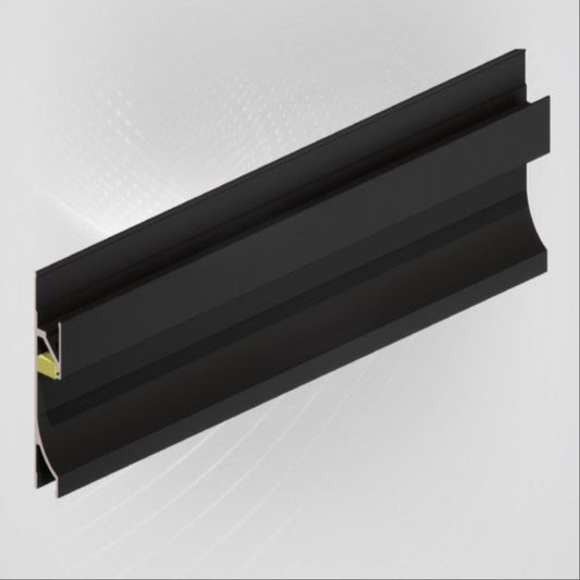 60 aluminum Black luminous skirting board: Not easy to deform and firmly combined-海智集-