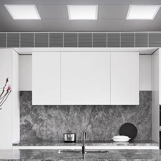 IP65 EDGE-LIT LED Panel Light 18W - Ultra Bright Cleanroom Lighting, 300x300x9mm - Ideal for Hospitals & Food Production Facilities - Proven Hygiene Safety with IP54 Rating-海智集-