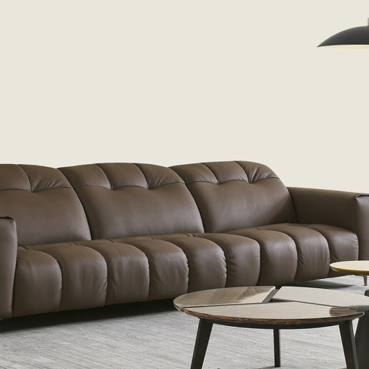 Jinxuan Series Leather sofa, Italian light Luxury four-seater GINSON. CB3729-海智集-
