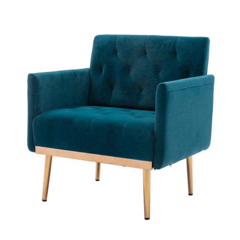 COOLMORE Accent Chair ,leisure single sofa with Rose Golden feet-海智集-Default-